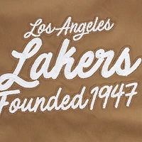 Veste zippée en sergé Paint The City des Los Angeles Lakers Pro Standard marron pour homme