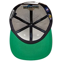 Men's Pro Standard Cream/Brown Los Angeles Lakers Glint Sunset Snapback Hat