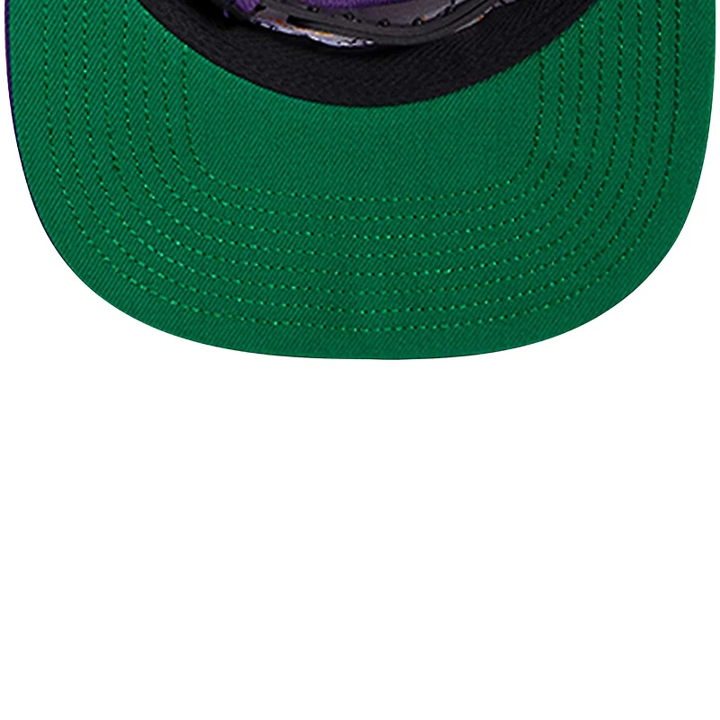 Casquette Snapback Elite Classic Trucker Visor Elite Classic Pro Standard pour homme, crème/violet Los Angeles Lakers