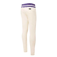Men's Pro Standard Cream Los Angeles Lakers Retro Classic Fleece Sweatpants