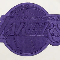 Men's Pro Standard Cream Los Angeles Lakers Triple Tonal Woven Shorts