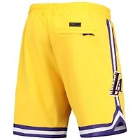 Men's Pro Standard LeBron James Gold Los Angeles Lakers Player Replica Shorts