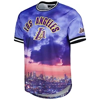 T-shirt Pro Standard Los Angeles Lakers Cityscape Stacked Logo pour homme