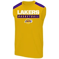 Débardeur de musculation pour homme LeBron James Gold Los Angeles Lakers Big & Tall Player