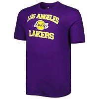 Men's Purple Los Angeles Lakers Big & Tall Heart Soul T-Shirt