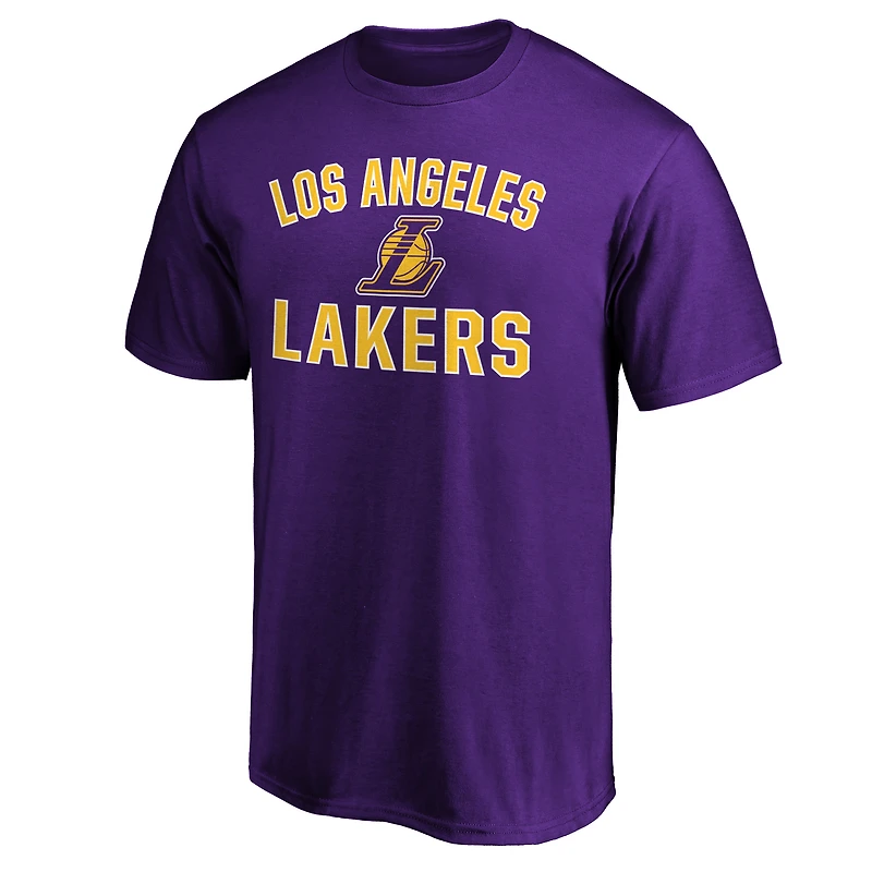 Men's  Purple Los Angeles Lakers Victory Arch T-Shirt