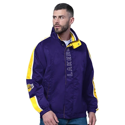 Veste légère zippée Starter Purple Los Angeles Lakers Freestyle pour homme