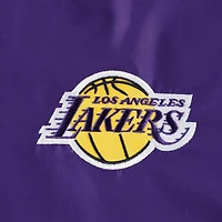 Men's Starter Purple Los Angeles Lakers The Triple Double Full-Zip Hoodie Jacket