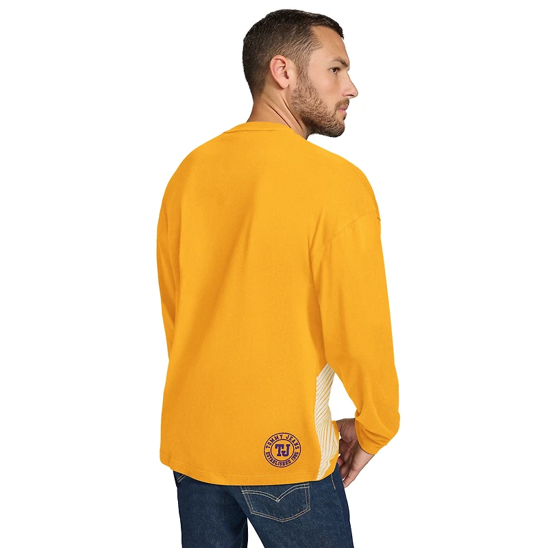 Men's Tommy Jeans Gold Los Angeles Lakers Lucas Long Sleeve T-Shirt