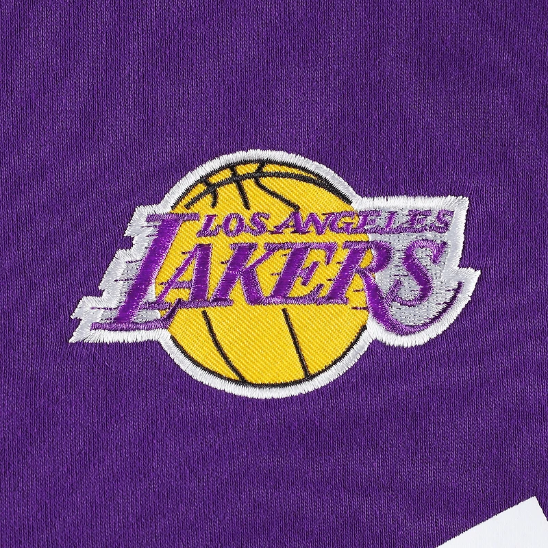 Sweat à capuche demi-zip Bernard Los Angeles Lakers Tommy Jeans pour homme violet