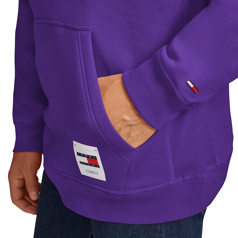 Sweat à capuche violet Tommy Jeans Los Angeles Lakers Sebastian pour homme