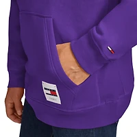 Sweat à capuche violet Tommy Jeans Los Angeles Lakers Sebastian pour homme