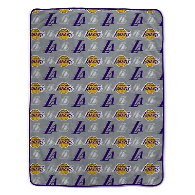 Pegasus Los Angeles Lakers 66" x 95" Oversized Logo Roll Ultra Cozy Blanket