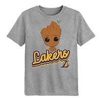 Ensemble de t-shirts deux pièces pour enfants d'âge préscolaire Los Angeles Lakers Gardiens la Galaxie