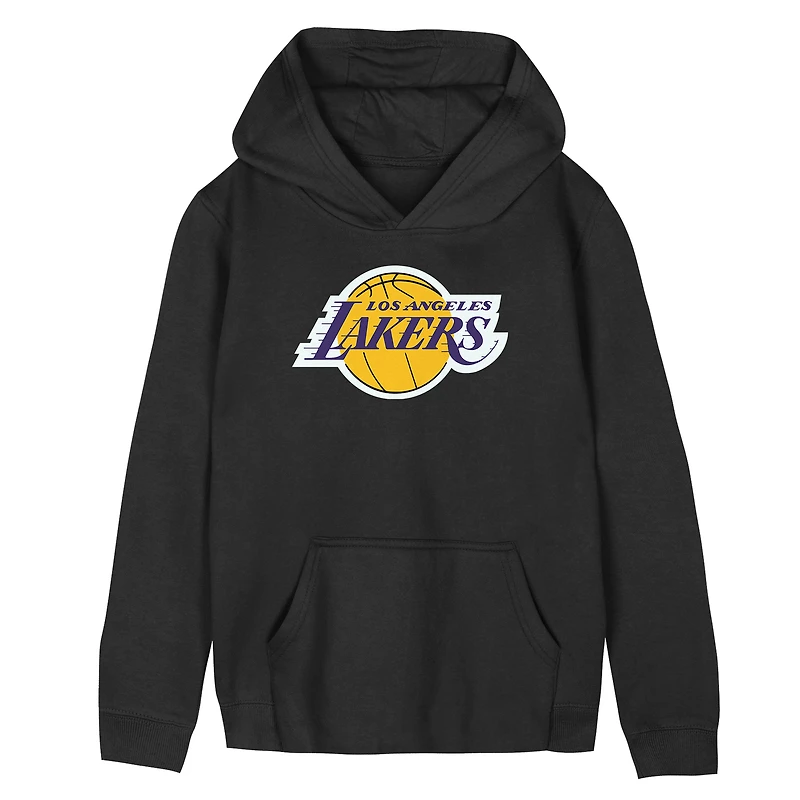 Preschool Outerstuff  Black Los Angeles Lakers Primary Logo Hoodie
