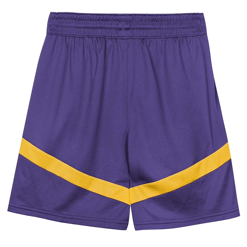 Ensemble débardeur et short en maille violet pour enfants d'âge préscolaire Los Angeles Lakers