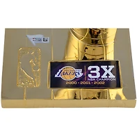 Shaquille O'Neal Los Angeles Lakers Autographed 12" Replica Trophy - Three Time Champion