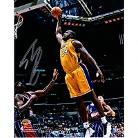 Shaquille O'Neal Los Angeles Lakers Autographed 8" x 10" Dunk vs. Houston Rockets Photograph