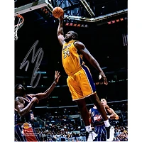 Shaquille O'Neal Los Angeles Lakers Autographed 8" x 10" Dunk vs. Houston Rockets Photograph
