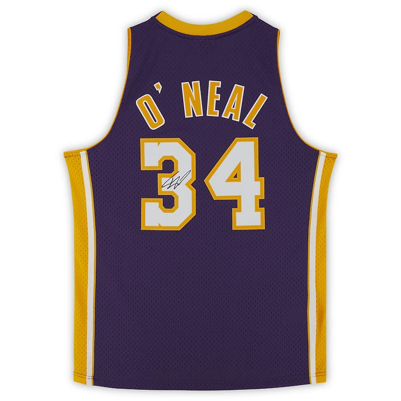 Shaquille O'Neal Los Angeles Lakers Autographed Mitchell & Ness 1999-2000 Swingman Jersey