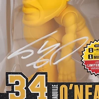 Figurine en vinyle 6" signée Shaquille O'Neal des Los Angeles Lakers, variante Gold Chase, petite star