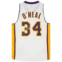 Shaquille O'Neal Los Angeles Lakers Autographed White Mitchell & Ness 2002-03 Swingman Jersey