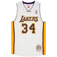 Shaquille O'Neal Los Angeles Lakers Autographed White Mitchell & Ness 2002-03 Swingman Jersey