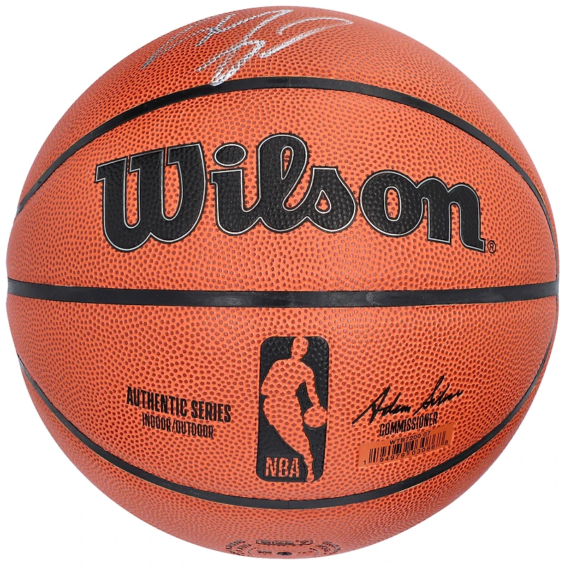 Ballon de basket-ball d'intérieur/extérieur Wilson Authentic Series autographié par Shaquille O'Neal des Los Angeles Lakers
