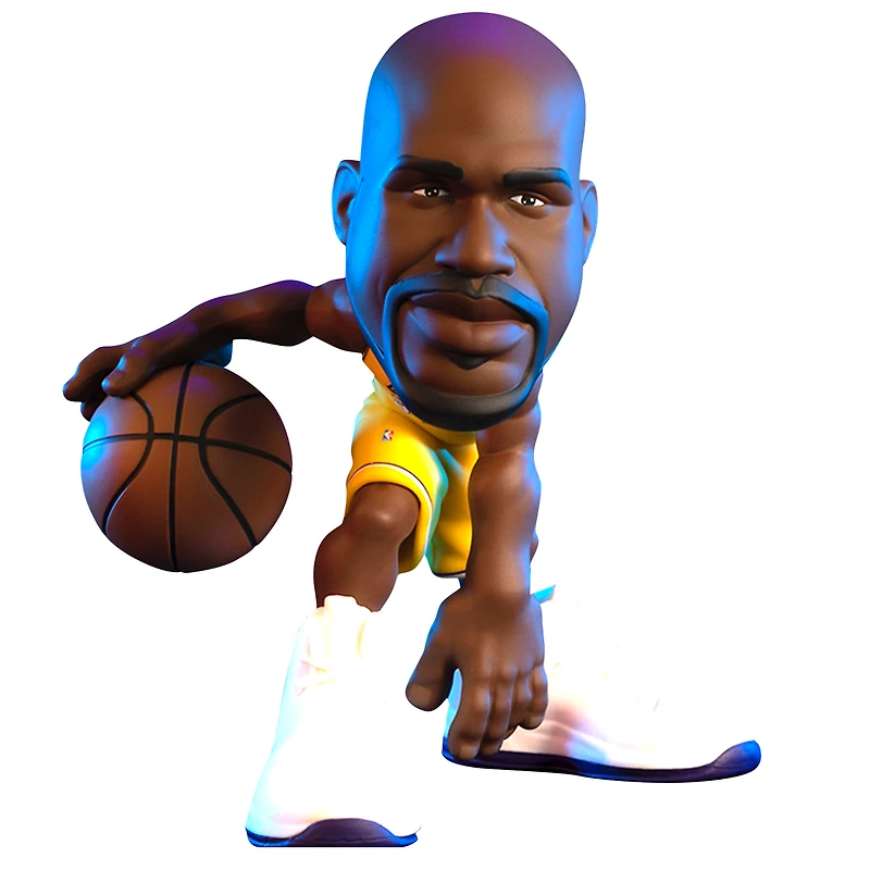 Figurine en vinyle 6" Shaquille O'Neal Los Angeles Lakers smALL-STARS Minis - Recherchez des variantes de couleurs unies d'équipe peu communes, rares et ultra rares en édition limitée