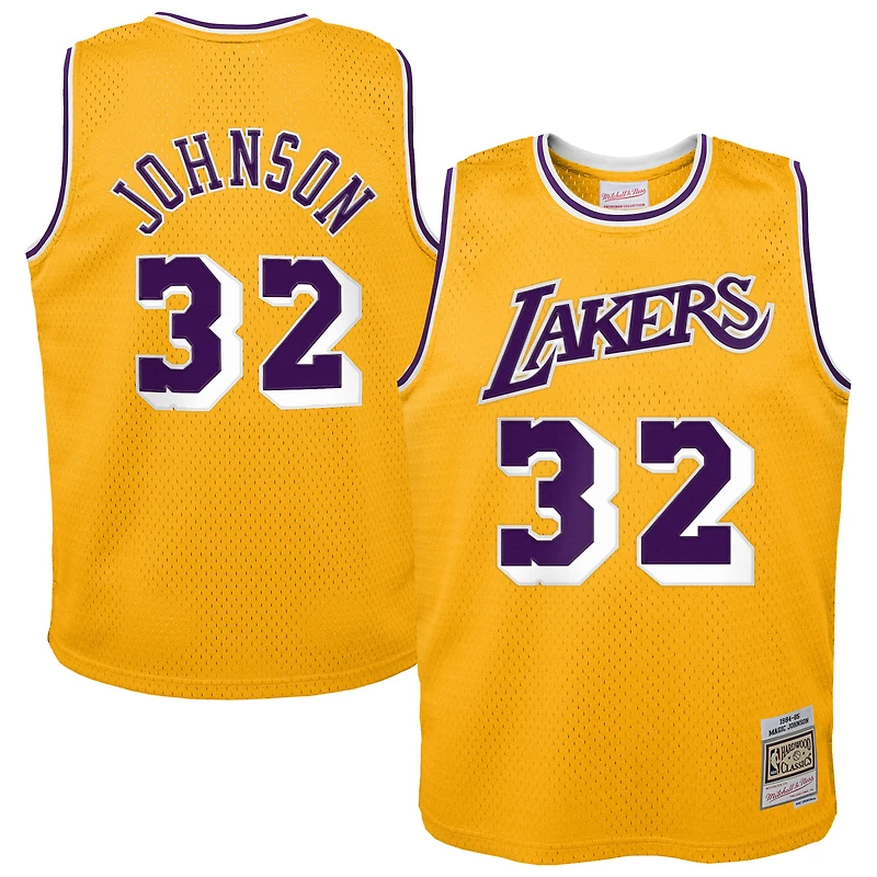 Maillot Swingman Magic Johnson Gold des Los Angeles Lakers 1984/85 pour tout-petit