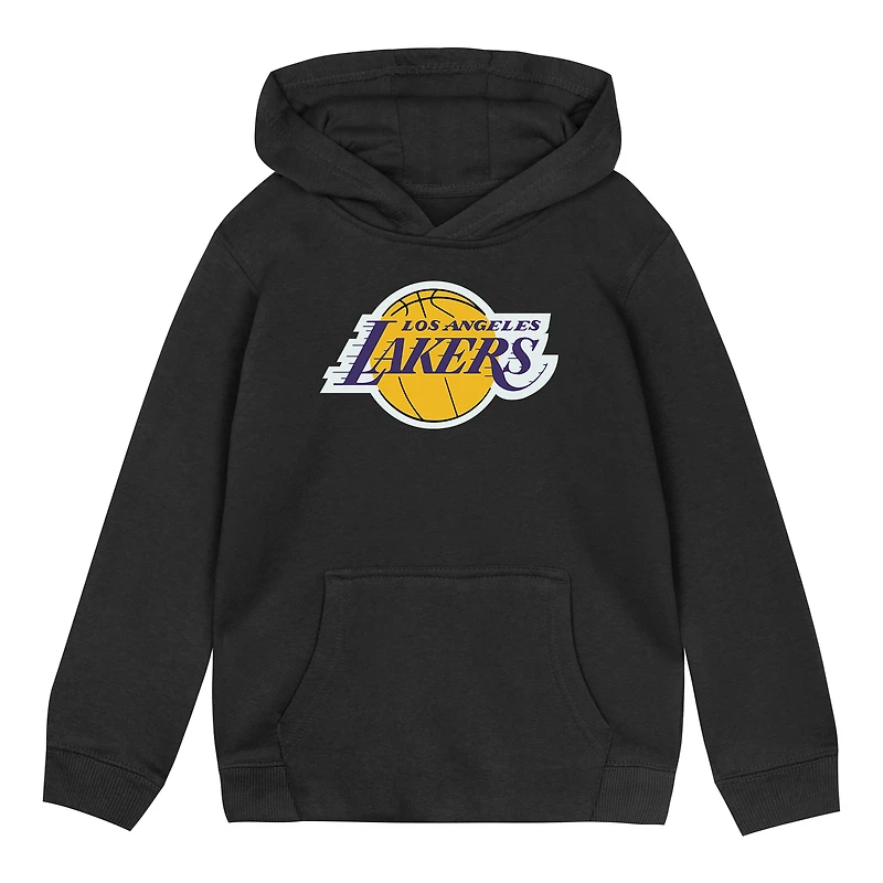 Toddler Outerstuff  Black Los Angeles Lakers Primary Logo Hoodie