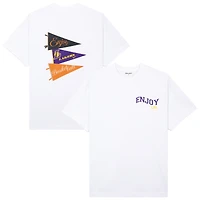 Unisex Enjoy Basketball x Los Angeles Lakers White Hoop Enthusiast Capsule Collection T-Shirt