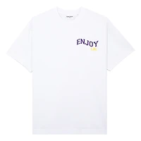 Unisex Enjoy Basketball x Los Angeles Lakers White Hoop Enthusiast Capsule Collection T-Shirt