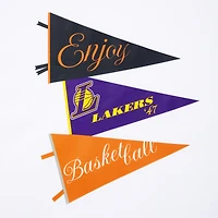 T-shirt unisexe blanc « Enjoy Basketball x Los Angeles Lakers » de la collection capsule « Enthusiast »