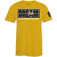 Unisex FISLL x Black History Collection  Gold Los Angeles Lakers T-Shirt