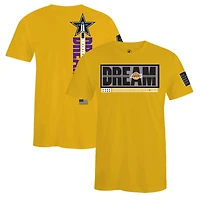 T-shirt unisexe FISLL x Black History Collection doré des Los Angeles Lakers