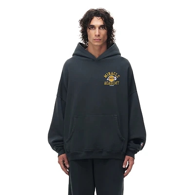 Unisex Heather Black Los Angeles Lakers Miracle Academy x NBA Collection Vintage Sunfade Hoodie