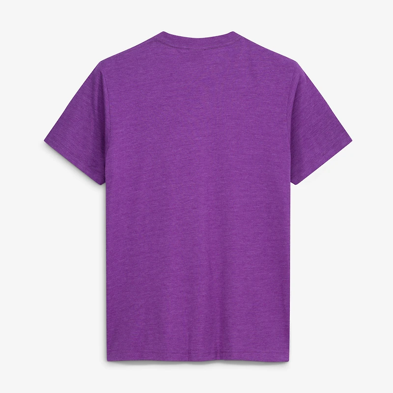 Unisex Homage  Purple Los Angeles Lakers Script Tri-Blend T-Shirt
