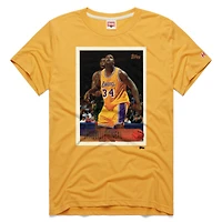 T-shirt unisexe hommage à Shaquille O'Neal, joueur de baseball des Los Angeles Lakers, or, Topps, mélange trois matières