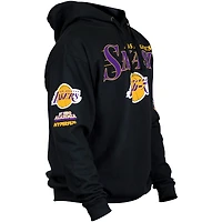 Unisex Hyperfly  Black Los Angeles Lakers NBA x My Hero Academia All Might Smash Pullover Hoodie