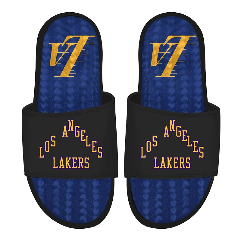 Unisex ISlide  Black Los Angeles Lakers 2025/26 City Edition Gel Slide Sandals