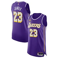 Maillot authentique unisexe Jordan Brand LeBron James violet Los Angeles Lakers 2025/26 - Édition Statement