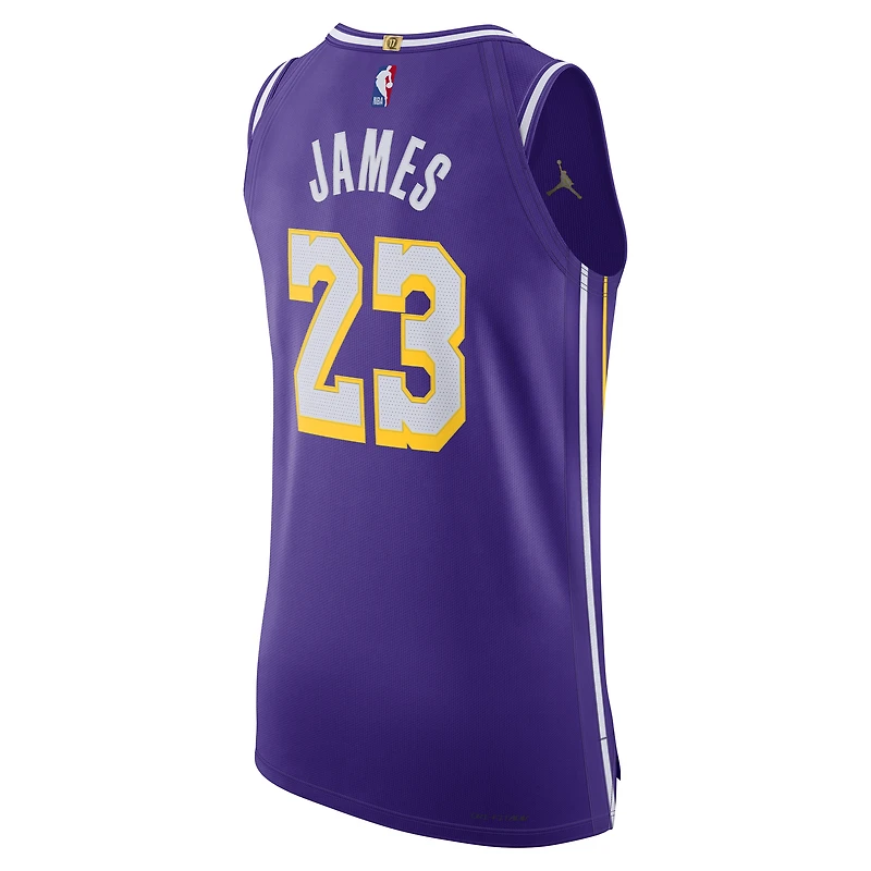 Unisex Jordan Brand LeBron James Purple Los Angeles Lakers 2025/26 Authentic Jersey - Statement Edition