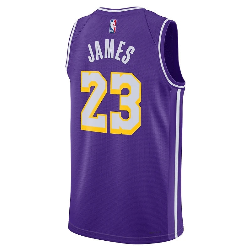 Unisex Jordan Brand LeBron James Purple Los Angeles Lakers Swingman Jersey - Statement Edition