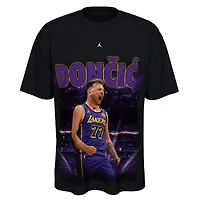 Unisex Jordan Brand Luka Dončić Black Los Angeles Lakers New Faces x Places T-Shirt