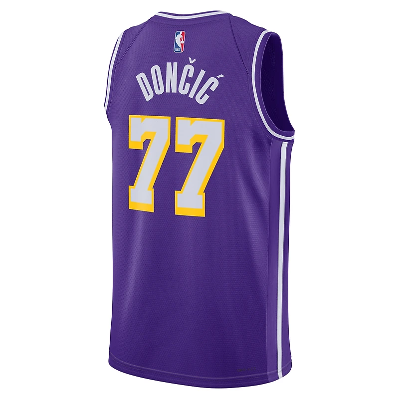 Maillot Swingman violet unisexe Jordan Brand Luka Dončić des Los Angeles Lakers - Édition Statement