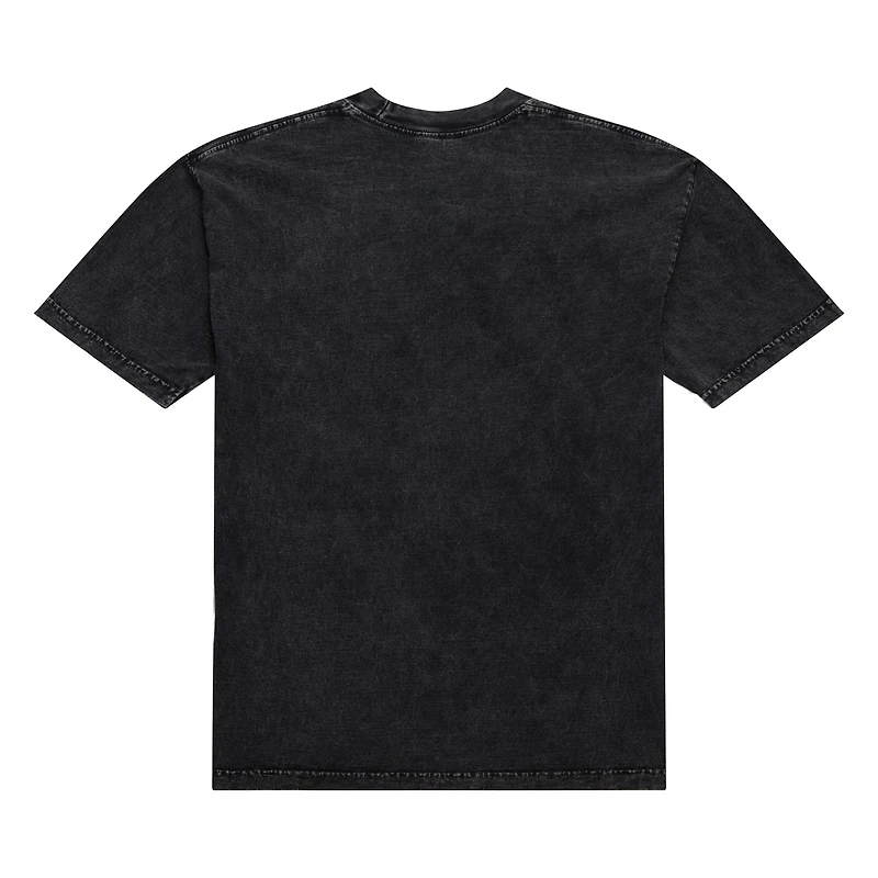 Unisex Mitchell & Ness Black Los Angeles Lakers Hardwood Classics Vintage Voltage Premium Heavyweight T-Shirt