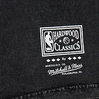 Unisex Mitchell & Ness Black Los Angeles Lakers Hardwood Classics Vintage Voltage Premium Heavyweight T-Shirt