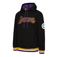 Unisex Mitchell & Ness Black Los Angeles Lakers Vintage Heavyweight Hoodie