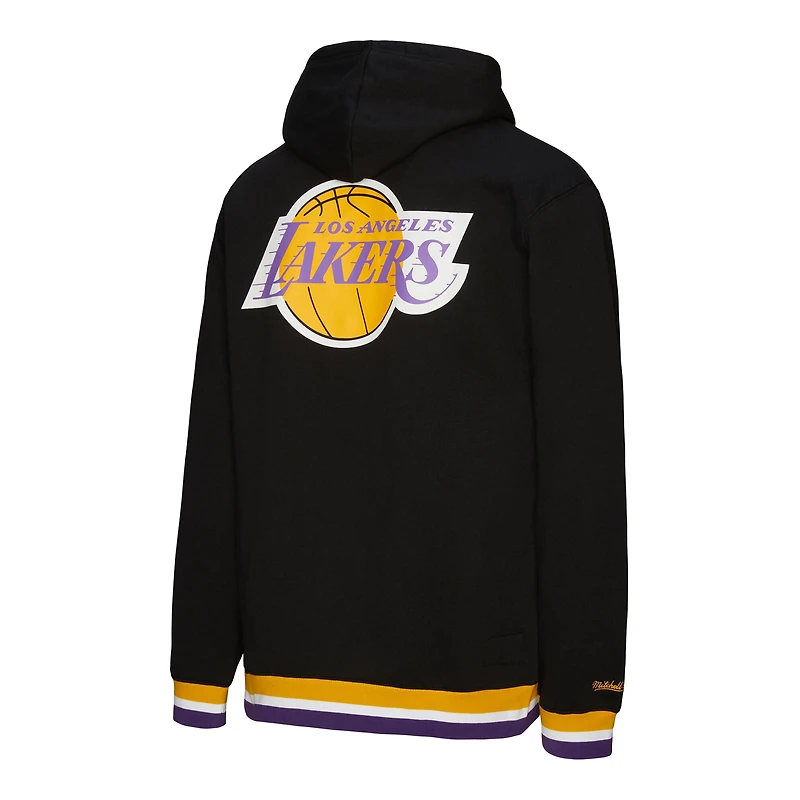 Unisex Mitchell & Ness Black Los Angeles Lakers Vintage Heavyweight Hoodie